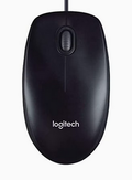 Logitech 910-001793 Full-size Corded Mouse Black