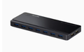 7-Port 3.0 USB Hub With 2 Charging Ports Black