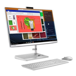 Lenovo IdeaCentre AIO 3 24ALC6 Desktop With 23.8-Inch Display Ryzen 5-5500U Processor 8GB RAM 512GB SSD AMD Radeon Graphics White