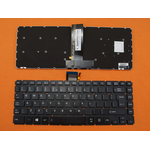 Toshiba Satellite L40-B, L40D-B, L45-B, L45D-B, L45T-B, L45T, No Frame Black Laptop Keyboard