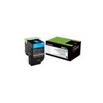 Lexmark 808C Cyan Return Program Toner (80C80C0)