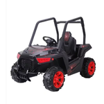12v Stinger XR Ride On UTV w/ Rubber Tires & Leather Seat S604 (SPIDER BLACK) 118x69x86cm