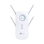 Renewed - AC2600 Wi-Fi Range Extender 6.4x3.4x1.6inch White/Blue/Grey