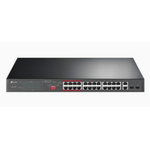 TP Link TL-SL1226P 24 Port Fast Ethernet PoE Switch Black