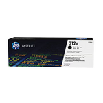 HP 312A Black Original LaserJet Toner Cartridge, CF380A