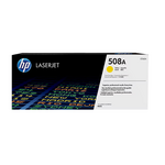 HP 508A Yellow Original LaserJet Toner Cartridge, CF362A