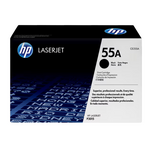 HP 55A Black Original LaserJet Toner Cartridge, CE255A