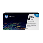 HP 650A Black Original LaserJet Toner Cartridge, CE270A