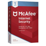 McAfee Internet Security for 1 User, Top 5 online stores' prices