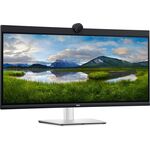 Dell P3424WEB Curved Video Conferencing  34-inch WQHD IPS Monitor with 2K QHD webcam,  HDMI, DP, USB, USB Type-C and Ethernet