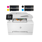 HP LaserJet Pro MFP M283cdw, Print, Copy, Scan, Duplex Printing, USB, Used Color Printer