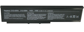 Dell Inspiron 1420, Vostro 1400 Replacement for MN151 WW116 PR693 FT080 Laptop Battery