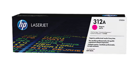 HP 312A Magenta Original LaserJet Toner Cartridge, CF383A