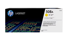 HP 508A Yellow Original LaserJet Toner Cartridge, CF362A