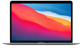 Apple MacBook Air MGN63, Apple M1 Chip With 8-Core Processor and 7-Core Graphics, 8GB RAM, 256GB SSD, Grey