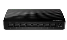 Tenda SG108 8-Port Gigabit Ethernet Desktop Switch Black