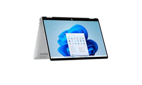 HP OmniBook 5 Flip 14-fp0013dx 2-in-1 Laptop, Intel Core 5 120U, 8GB RAM, 512GB SSD, 14" 2K Touch Screen, Glacier Silver