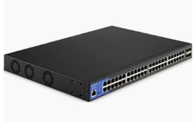 48-Port Managed Gigabit PoE+ Switch, 10G SFP+ Uplink Ports, Integrated Power over Ethernet Plus (740W), Advanced Network Security & QoS, 176 Gbps, 130.95 Mpps, LGS352MPC-EU Black