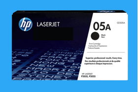 HP 05A Black Original LaserJet Toner Cartridge, CE505A