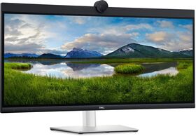 Dell P3424WEB Curved Video Conferencing  34-inch WQHD IPS Monitor with 2K QHD webcam,  HDMI, DP, USB, USB Type-C and Ethernet