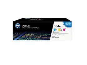 HP 304A Tri Colour LaserJet Toner (CF372AM)