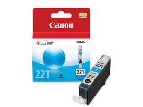 Canon CLI-221 Cyan Original Ink Cartridge (CLI-221C)