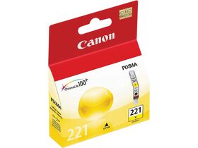 Canon CLI-221 Yellow Original Ink Cartridge (CLI-221Y)