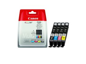 Canon CLI-451 BK/C/M/Y Ink Cartridge Multipack