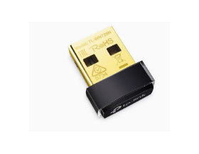 TP-LINK TL-WN725N Wireless N Nano USB Adapter Black/Gold