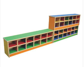 Kids Nursery School Storage Furniture Kids WoodenCabinet . RW-17510 size 120x20x35cm