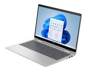 HP Envy X360 14-ES0013DX 2-in-1 Laptop, Intel Core i5-1335U, 8GB RAM, 512GB USF, Windows 11, 14" FHD Touchscreen, Silver