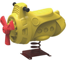 Outdoor Rocking Spring SeeSaw with Chopper Face, Playset for Kids. RW-15216 80x40x88cm