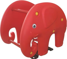 Outdoor Rocking Spring SeeSaw with Elephent Face, Playset for Kids. RW-15206. 54x45x77cm