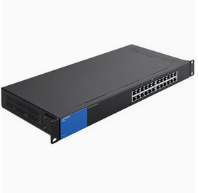 Linksys-LGS124 Gigabit Ethernet Unmanaged Switch Blue