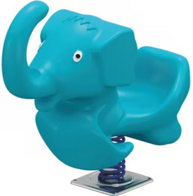 Outdoor Rocking Spring SeeSaw with Elephent Face, Playset for Kids. RW-15203 80x40x85cm