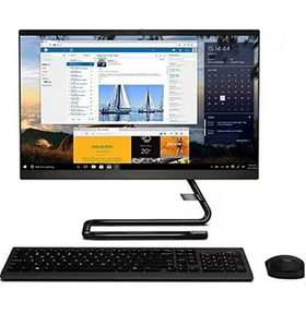 Lenovo Idea Centre AIO A340-22IWL All-In-One Desktop With AR-Keyboard And Mouse (Intel Core i3-10110U, 4GB RAM, 1TB HDD, 21.5 FHD Display, Black)