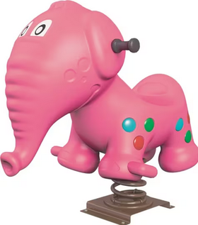 Outdoor Rocking Spring SeeSaw with Elephent Face, Playset for Kids. RW-15212 85x75x90cm
