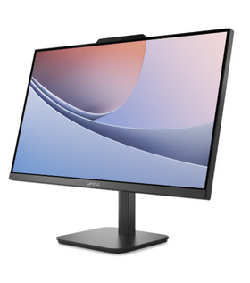 Lenovo V100-24 All-in-One Desktop, Intel Core i3-N305, 8GB RAM, 512GB SSD, DOS, 23.8" Display, Black