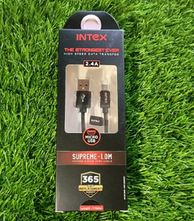 INTEX SUPREME -2.0C USB MICRO/TYPE-C CHARGE/ HIGH SPEED DATA TRANSFER CABLE(type-C)