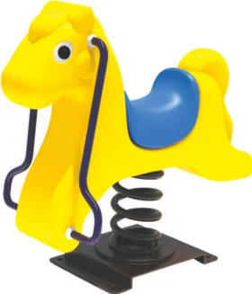 Outdoor Rocking Spring SeeSaw with Horse Face, Playset for Kids. RW-15213 80x60x80cm
