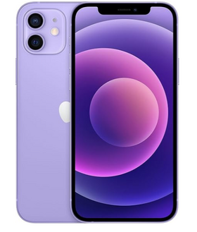Apple iPhone 12 128GB, Used Smartphone Purple