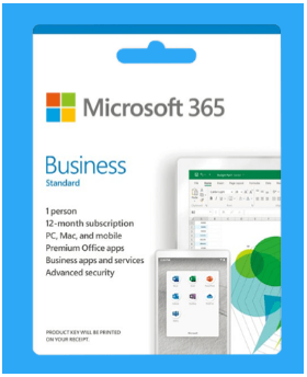 Microsoft Office 365 Business Standard for 1 person and 1 year