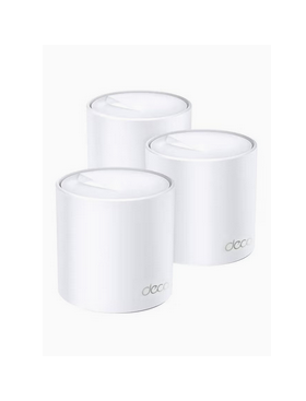 TP-LINK Deco X20 (3-Pack) AX1800 Whole Home Advanced Mesh Wi-Fi 6 System White