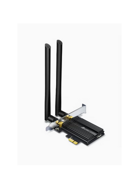 TP-LINK Archer TX50E AX3000 Wi-Fi 6 Bluetooth 5.0 PCIe Adapter Black