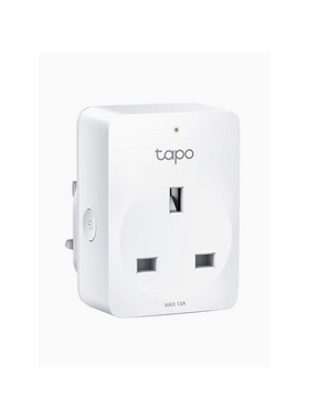 TP-LINK Tapo P100 Mini Smart Wi-Fi Socket, UK Plug White