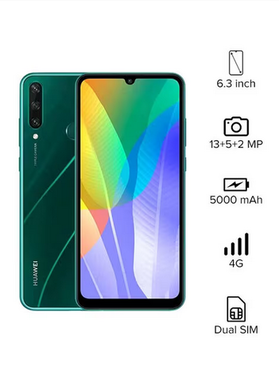Huawei Y6P 4G LTE, Dual SIM, 3GB RAM, 64GB, Emerald Green