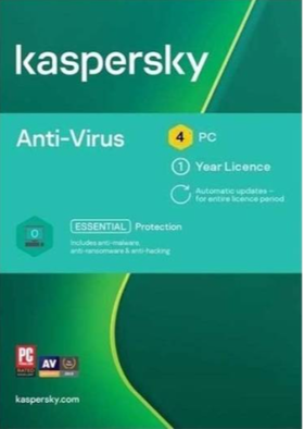 Kaspersky Anti-Virus 2020 for 4 User