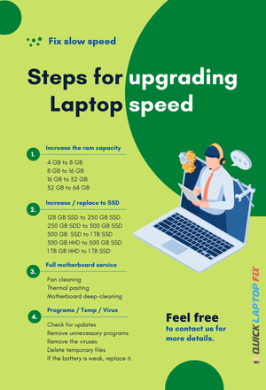 fix Laptop speed