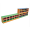 Kids Nursery School Storage Furniture Kids WoodenCabinet . RW-17510 size 120x20x35cm
