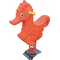 Outdoor Rocking Spring SeeSaw with SeaHorse Face, Playset for Kids. RW-1504 92x40x102cm